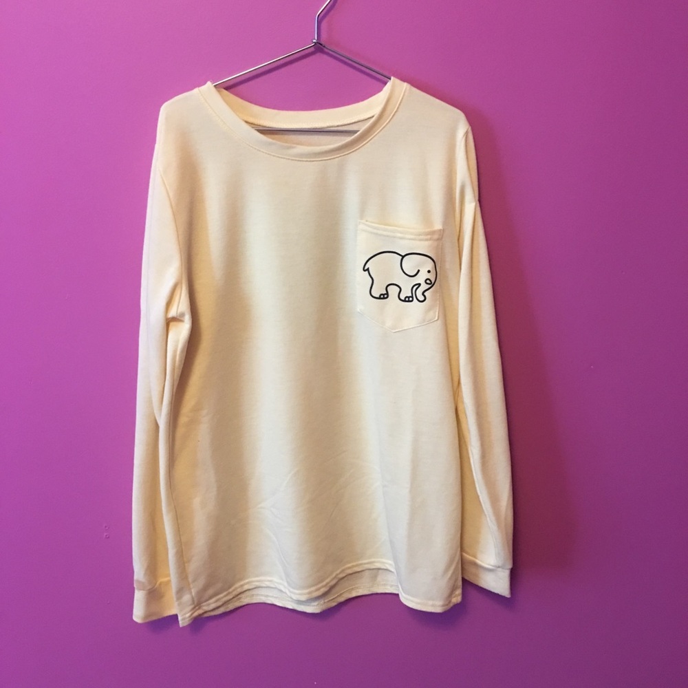 yellow long sleeve